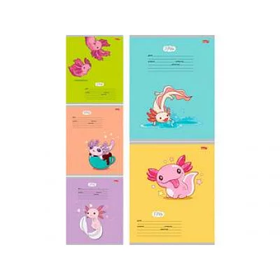 TМ"Profit"Тетрадь КЛЕТКА 24л. АКСОЛОТЛЬ (24-5769) обл.-мелов. картон.  225765