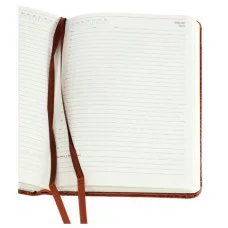 Ежедневник A5, 136л. недатир. CROCO STYLE - ТЕРРАКОТОВЫЙ кожзам 136-5061