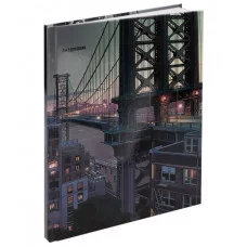 ЕЖЕДНЕВНИК А5, 80л. ГОРОДСКОЙ МОСТ - 1 (80-0311) (7БЦ,глянц.ламин. цвет.мелов обл. недатиров.) 80-0311