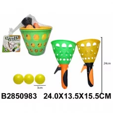 Игра поймай шарик, цвет в ассорт. в сетке  393829