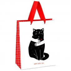 Пакет подарочный 1шт 18*23*10см MESHU "Warm huggies", отд. фольгой, матовая ламинация 339783