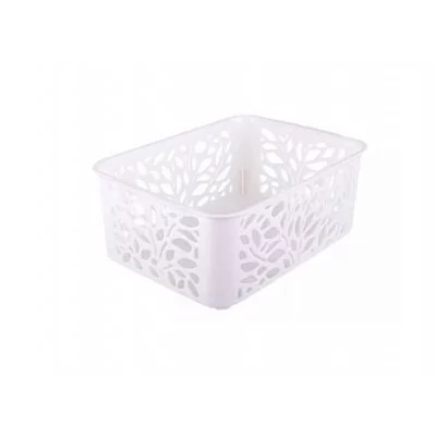 Корзина Leaves 4л 258х186х100мм (молочный) ХТ2904