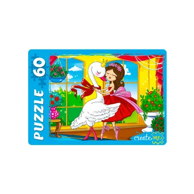 ПАЗЛЫ 60 элементов БАЛЕРИНКА И ЛЕБЕДЬ ПУ60-7195