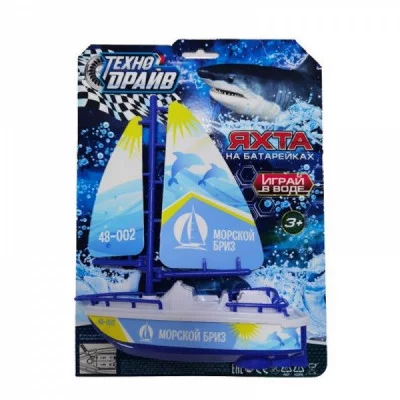 Яхта на бат. блист.19*29*8см ТЕХНОДРАЙВ  390483