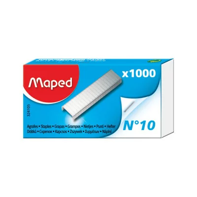 Скобы для степлера №10 Maped "Standard", никелированные, 1000шт. Maped 177708