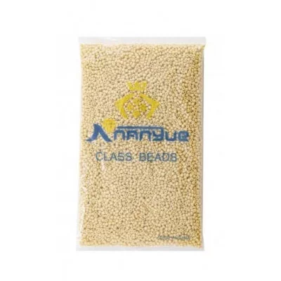 Бисер Alingar размер №8 вес 450 гр., бежевый глянец, непрозрачный, пакет AL8/0-K3