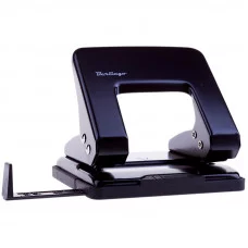 Дырокол Berlingo 20л., металлический, черный, с линейкой BERLINGO_ 138299