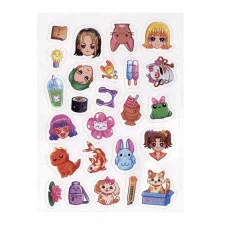 100 НАКЛЕЕК. МИР АНИМЕ 978-5-378-34395-9