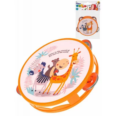Бубен "Музыкальные друзья" 9,5см в пакете ИМ-5845