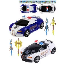 Машинка-робот полицейская 11,5см цвет-микс,в пакете 1973452