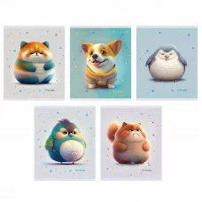 Тетрадь А5 48л "Кругляши" КанцЭксмо ТК489016