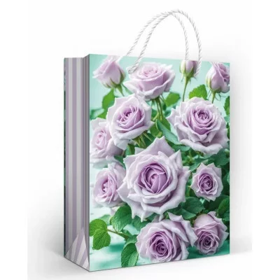 Пакет подарочный (M) "Нежные розы" 151102668