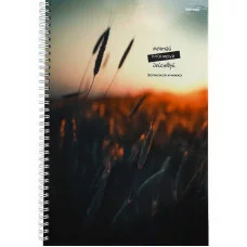 Записная книга на гребне А4 120л. КОЛОСКИ (120-1710) (гребень сбоку,глянц.лам., 7БЦ) 120-1710