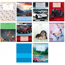 Тетрадь 24л., линия BG "Super Mix-9", ассорти БиДжи 253550