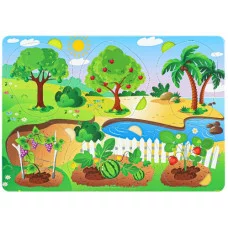 Рамка-вкладыш трехслойная "Фрукты и ягоды" П-9404