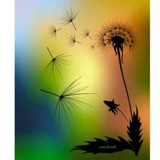 Тетрадь 96л. линия, обл. мел. карт. "Одуванчик" в терм. 5штх6 ТЛ9670