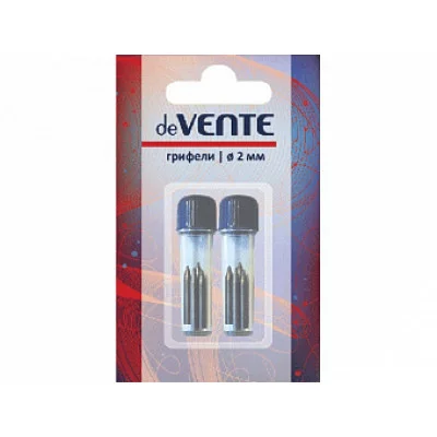 Грифели для циркуля 2.0мм HB 2*4шт блистер е/п DEVENTE 5094300 100858