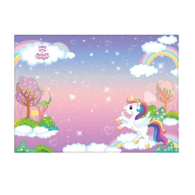 Клеенка для уроков труда Мульти-Пульти "Единорог", 35*50см, ПВХ 350989