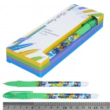 Ручка масляная "Мотогонки" рельефн.держ.,син.стерж, толщина пиш. узла 0.7мм 615 Профи-Стиль /1 /12 /144 /1728 303228