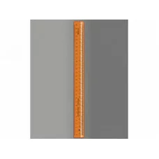 Линейка закройщика 30см NEON Cristal оранжевая  СТАММ ЛН720