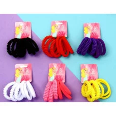 Резинка для волос "Махрушка" (набор 6 шт) объём классика 4см микс 9709076