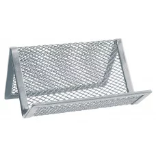 Подставка для визитных карточек STEEL Серебряный Erich Krause 22508