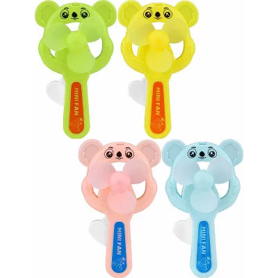 Вентилятор детский "Мишка" (16*9см), цвет микс 1шт ИК-2334