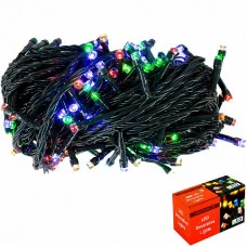 Электрическая гирлянда 180л LED 14м с контроллером 141V-176