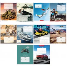 Тетрадь 12л., клетка ArtSpace "Микс. Для мальчиков" Спейс 257128