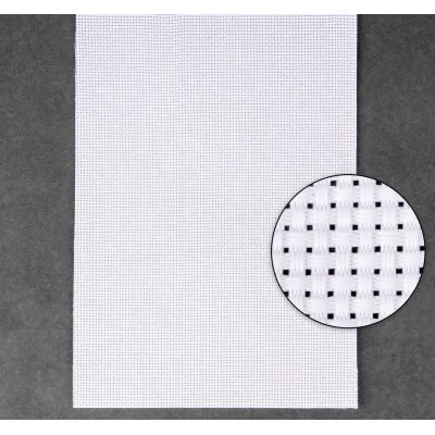 Канва для вышивания №11 30*20см хлопок белый АУ 1215394