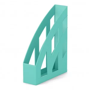 Подставка для бумаг вертикальная пластиковая ErichKrause® Office, Pastel Mint, 75мм, мятный 55582