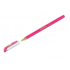 Ручка шариковая Berlingo "xGold" розовая, 0,7мм, игольчатый стержень, грип 271157