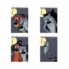 Записная книга на спирали ErichKrause Жил-был Пес, А6, 80 листов, клетка MIX-PACK 54294