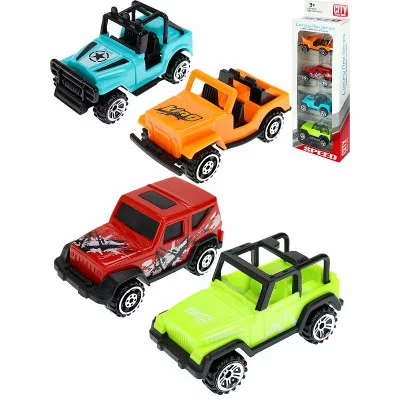 Набор машинок "Джипы"(10,2х4х26,7 см)(4 машинки), в коробке ( Арт. 2176261)