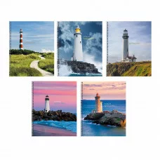 Тетрадь А5 60л "Маяки" КанцЭксмо ТС608564