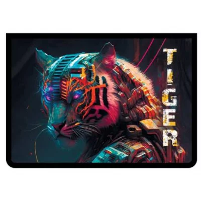 Папка для тетрадей А4 молния сверху пластик "Кибервоин" ПЧЕЛКА ПМ-А4-29 076627