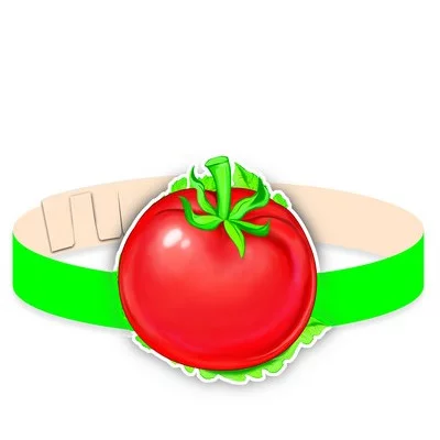 МА-9678 Маска-ободок. Помидор / Маски-ободки Сфера (о) Маски 4607811851935