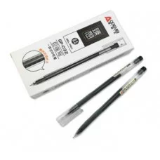 Ручка гелевая DE-30 0,5мм, игольчатый стержень, прозразчный корпус GP-032 329899