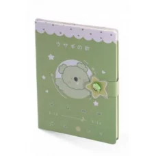 Подарочный блокнот 12,5 см * 17,5 7БЦ, Alingar, ламинация soft touch клапан на магн со стразой, 95л. Веселая коала AL12067