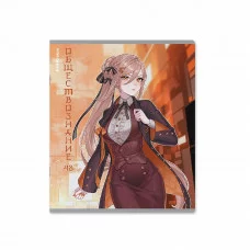 Тетрадь общая ученическая ErichKrause Manga, Обществознание, 48 листов, клетка, твин-лак 59545