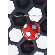 Бизнес-блокнот А6 80л. СОВРЕМЕННЫЙ ФУТБОЛ Б80-6773 7БЦ,