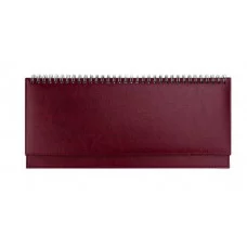 ПЛАНИНГ 56 л. недатир. TOUCH SKIN - BORDEAUX (56-3196) гребень,кожзам(бордовый) отстрочка, 300х130мм 56-3196