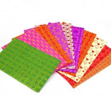 Материал для творчества фоамиран Alingar, А4, 2 мм, глитер, 10 цветов, ассорти, упаковка полиэтилен AL6578