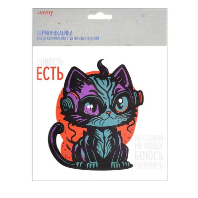 Термонаклейка для декорирования текстильных изделий "Comix" 16x14,3 см, в пластиковом пакете с подвесом 8002433