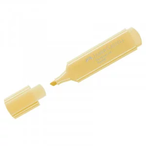 Текстовыделитель Faber-Castell "46 Pastel" ванильный, 1-5мм 306104