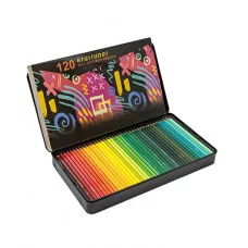 Карандаши 120 цв. Brutfuner WBF-4/1 масляные деревянные 321306