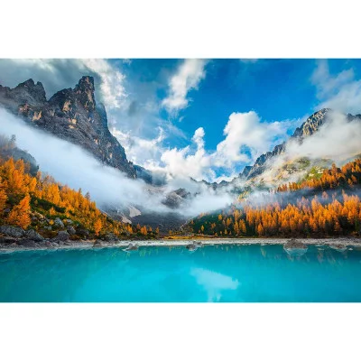 Алмаз мозаика (клас.) 30х40 см, с подр., с полн. заполн. (30цв) Озеро Морейн (Арт. НД-0397)