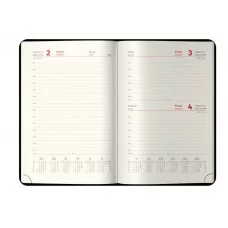 Ежедневник датированный 2026г., А5, 184л., кожзам, Berlingo "Vivella Prestige", синий 381844