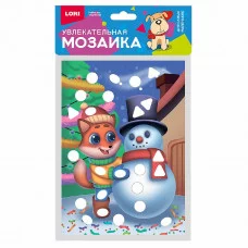 Набор для творчества Увлекательная мозаика (металлизированная) малый набор "Лисёнок" Км-038 LORI 996-262