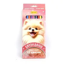 Карандаши 12цв., ТМ "Лимпопо" "Торик"  пластиковые КарЦ1222